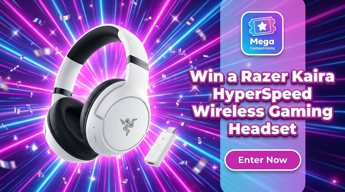 Win a Razer Kaira HyperSpeed Wireless Gaming Headset