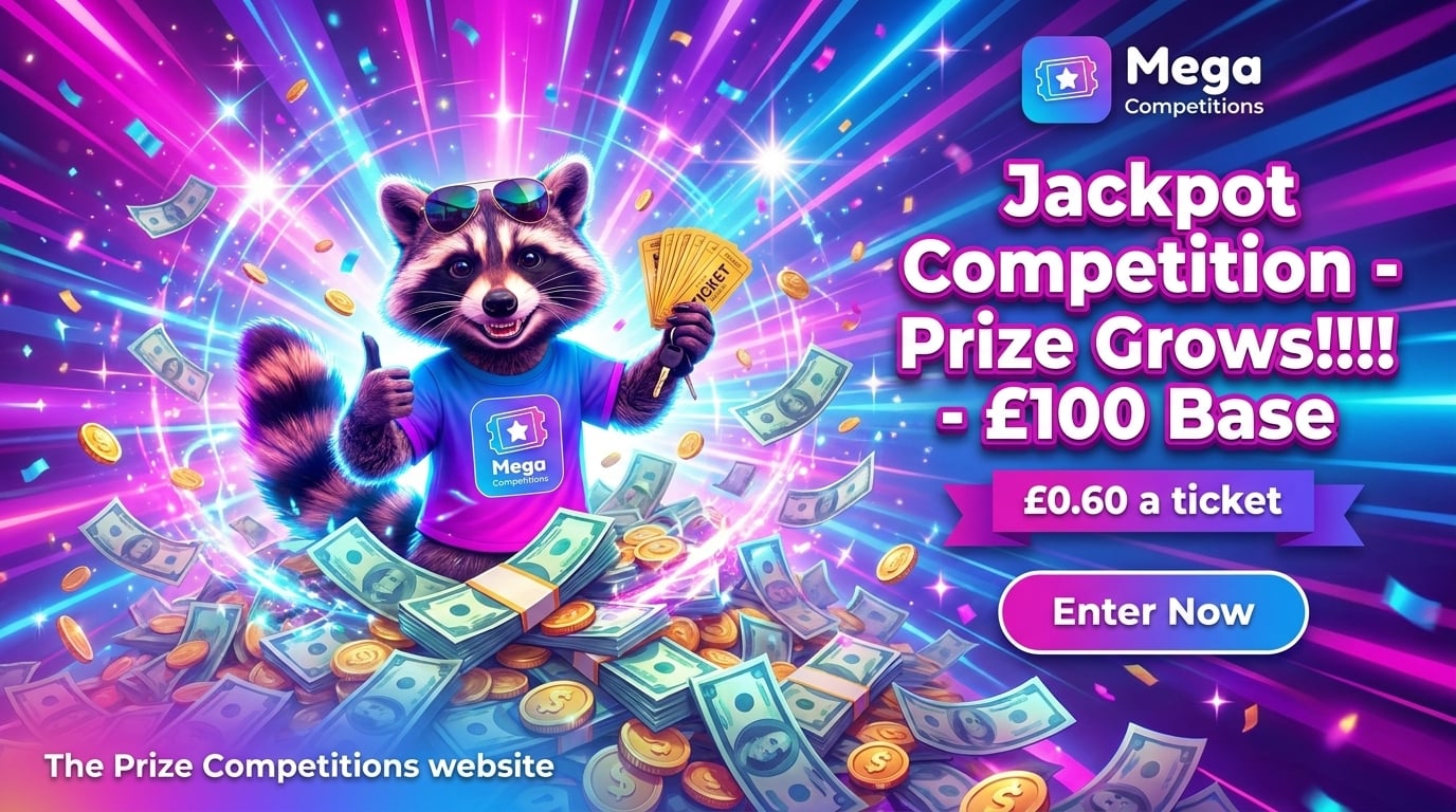 Jackpot Competition - Prize Grows!!!! - £100 Base